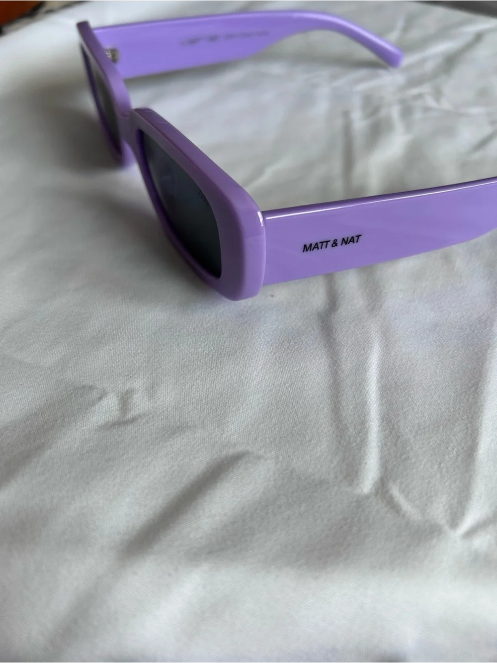 Matt & Nat Kiin-2 Rectangular Sunglasses in Lilac